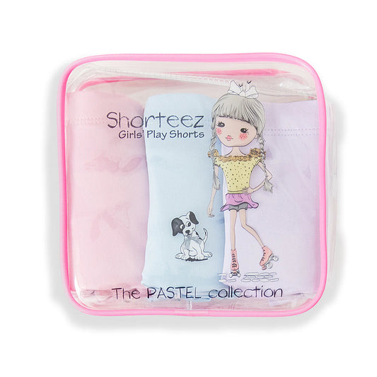 Shorteez Pastel Girl's Play Shorts