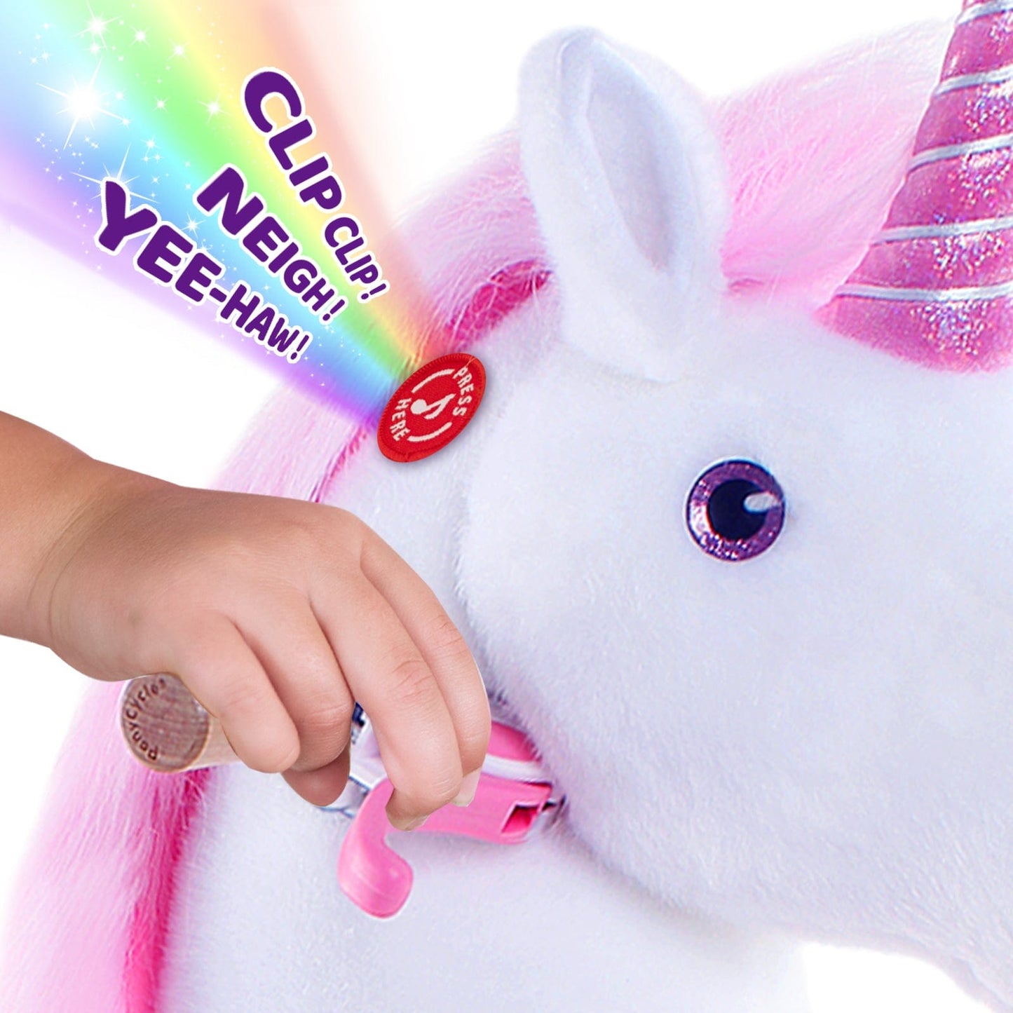 Model U® Ride-On Unicorn Age 3-4 Pink