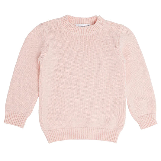 Minnow Soft Pink Knit Sweater