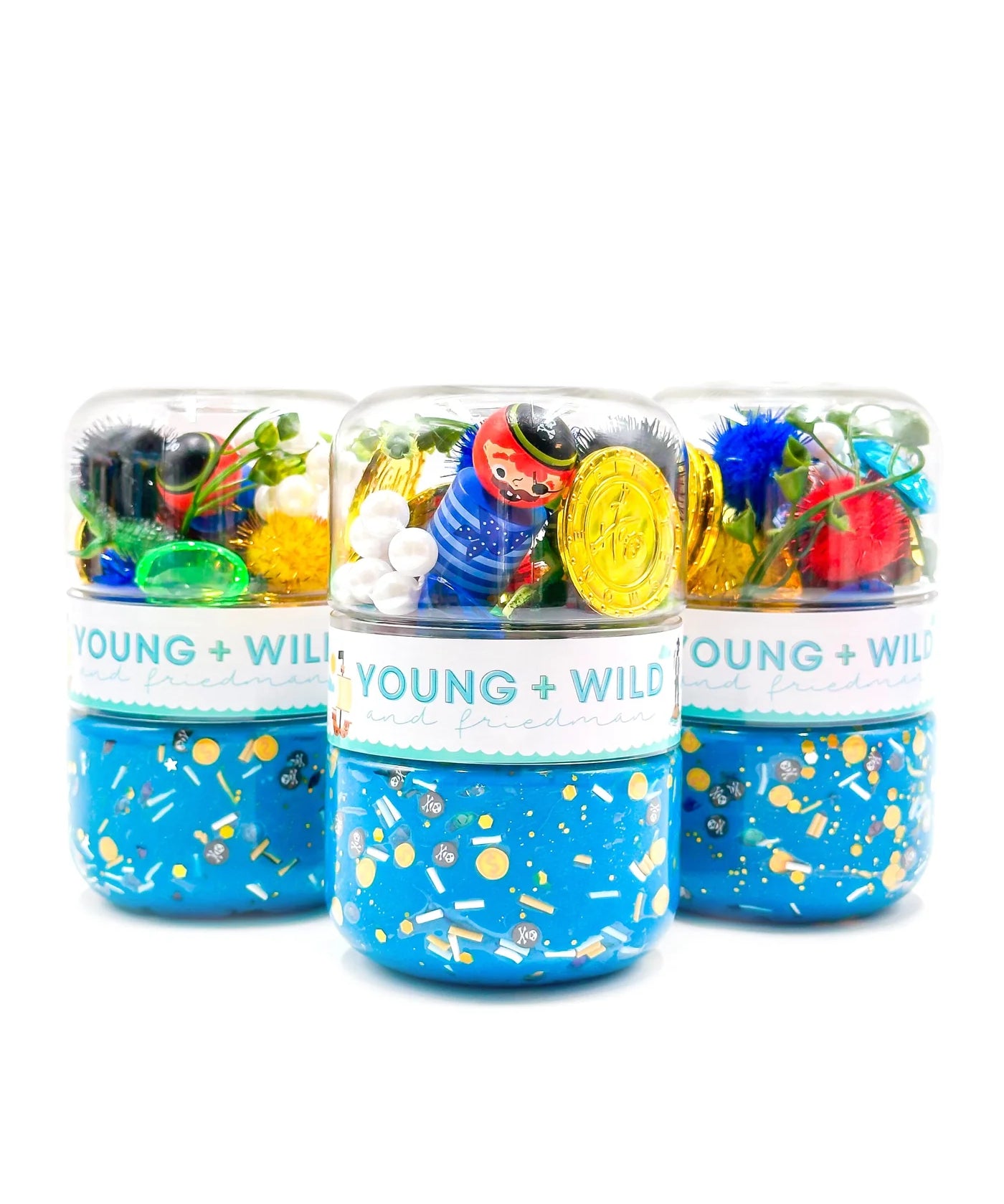 Young + Wild and Friedman Pirate Grab & Go Dough Jar