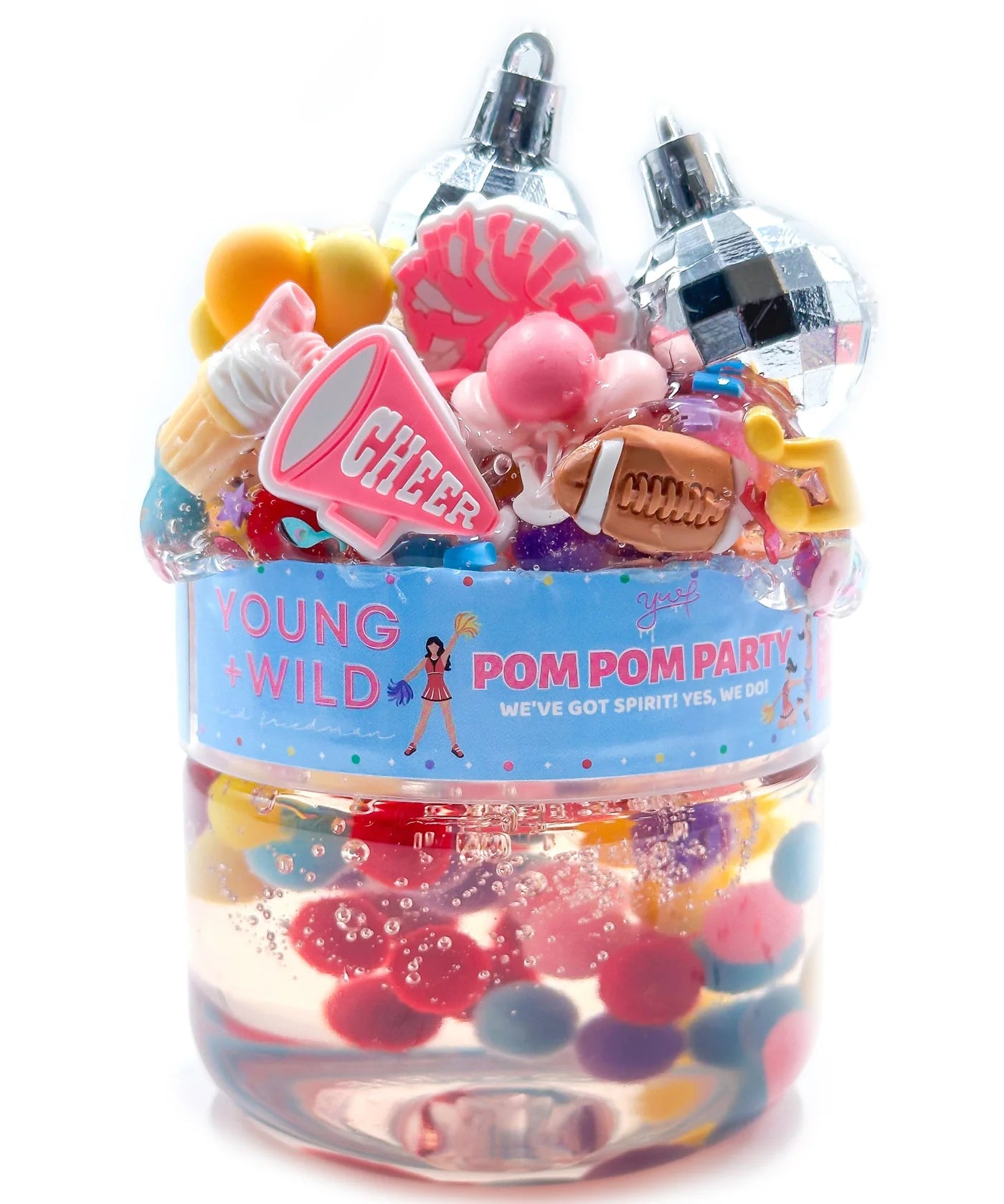 Young + Wild and Friedman Pom Pom Party Slime