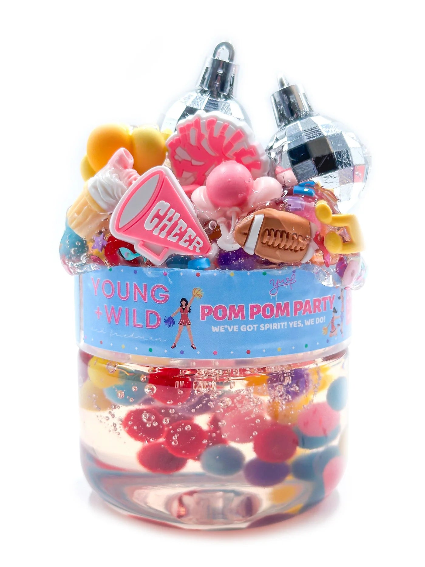 Young + Wild and Friedman Pom Pom Party Slime