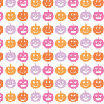 Lila and Hayes Alden Girls' Pima Cotton Pajama Pant Set - Preppy Pumpkins Bright