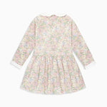 La Coqueta Pink Floral Laura Girl Drop Waist Dress