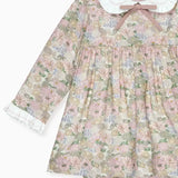 La Coqueta Pink Floral Laura Baby Girl Set