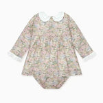 La Coqueta Pink Floral Laura Baby Girl Set