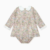 La Coqueta Pink Floral Laura Baby Girl Set
