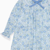 La Coqueta Blue Floral Maribel Baby Girl Set