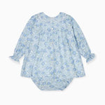 La Coqueta Blue Floral Maribel Baby Girl Set