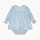 La Coqueta Blue Floral Maribel Baby Girl Set
