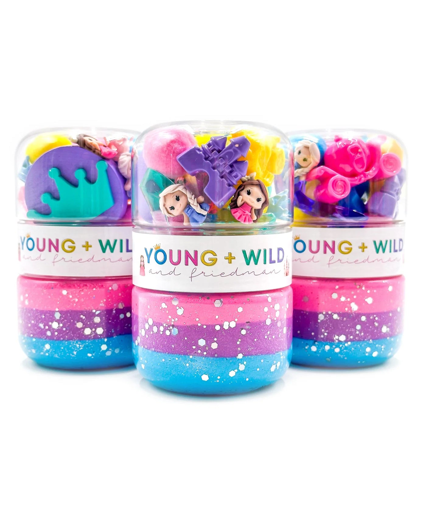 Young + Wild and Friedman Princess Grab & Go Dough Jar