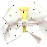 Two Sisters Bows Princess Multi Crystal Large Bow