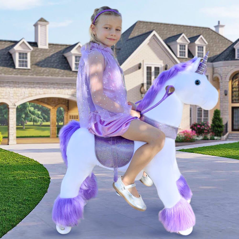 Model U® Ride-On Unicorn Age 4-7 Purple