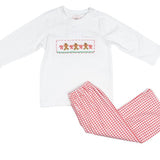 Teeta Gingerbread Man Trey Pant Set