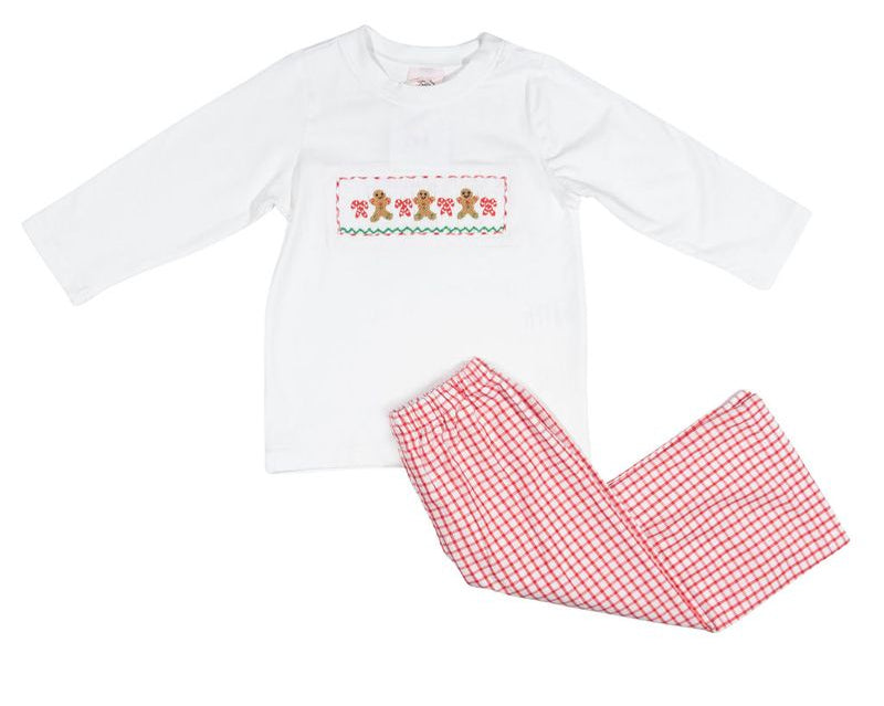 Teeta Gingerbread Man Trey Pant Set