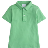 Little English Short Sleeve Polo - Green