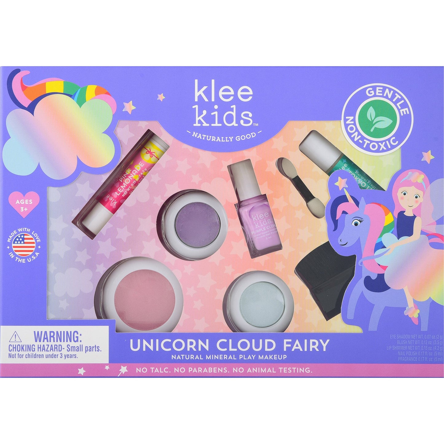 Klee Kids Unicorn Cloud Fairy Natural Mineral Makeup Kit