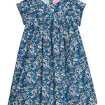 Bisby Charlotte Dress- Brookline Blossoms Blue
