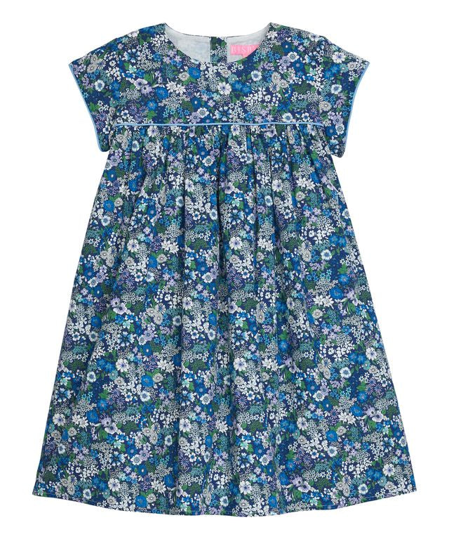 Bisby Charlotte Dress- Brookline Blossoms Blue