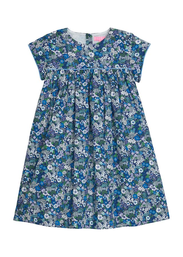 Bisby Charlotte Dress- Brookline Blossoms Blue