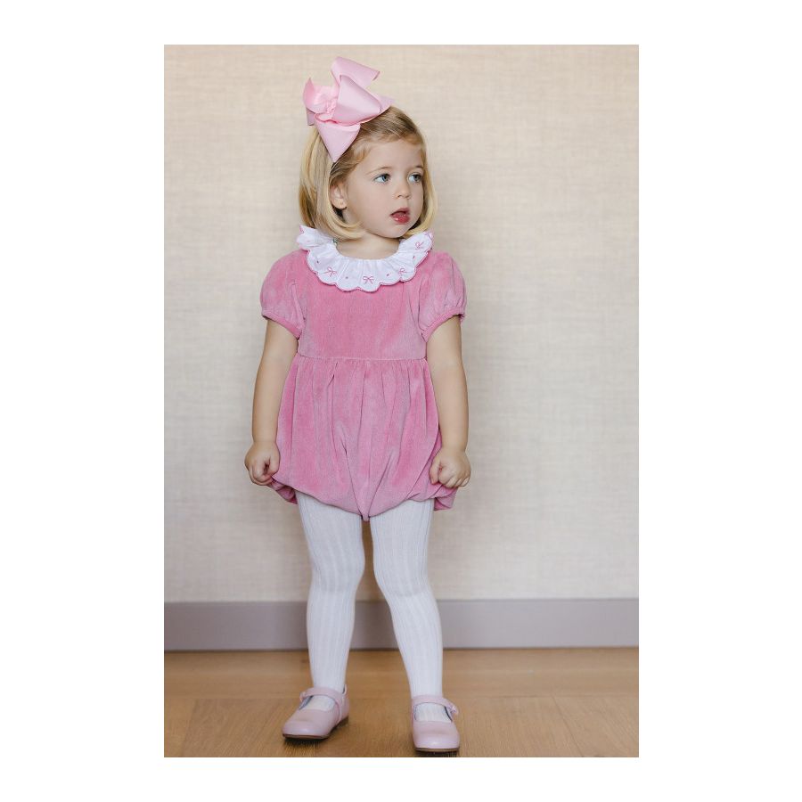 Sal and Pimenta Pink Candy Romper