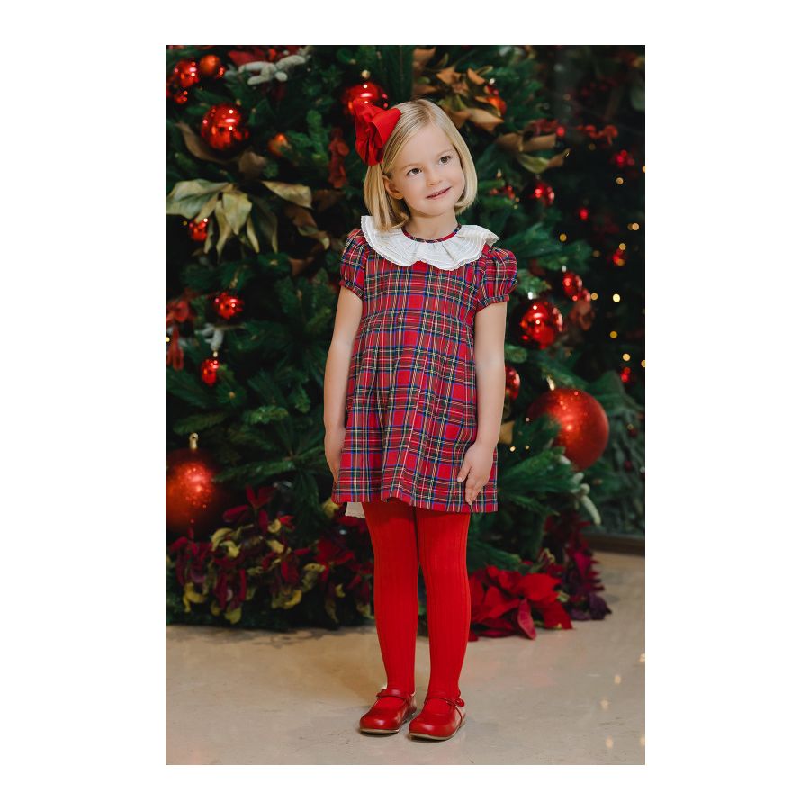 Sal and Pimenta Christmas Magic Tartan Dress