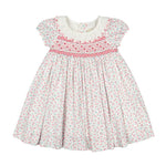 Antionette Paris Isadora Floral Pink Short Puff Dress