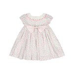 Antionette Paris Isadora Floral Pink Short Puff Dress