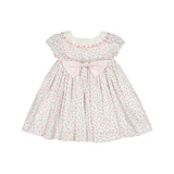 Antionette Paris Isadora Floral Pink Short Puff Dress