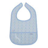 Apple of My Isla The Wipe It Bib- Bluebell Floral