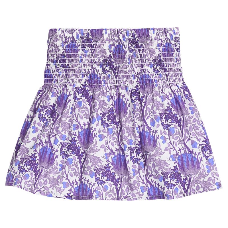 Ruched Circle Skirt - Concord Floral