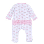 Magnolia Baby Santa Baby Printed Ruffle Footie