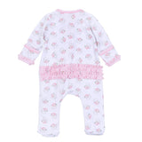 Magnolia Baby Santa Baby Printed Ruffle Footie