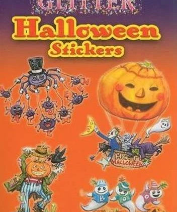 Glitter Halloween Stickers