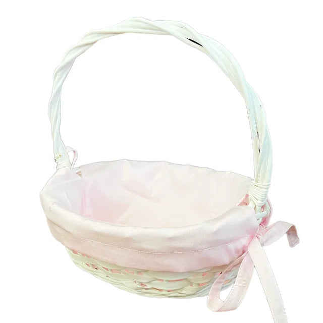 Solid Pink Easter Basket Liner- Large