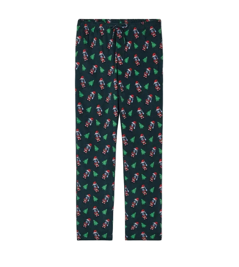 GOAT USA Santa Thumbs Up AOP Pajama Pants- Sage