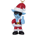 GOAT USA Santa Thumbs Up GOAT Ornament