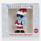 GOAT USA Santa Thumbs Up GOAT Ornament