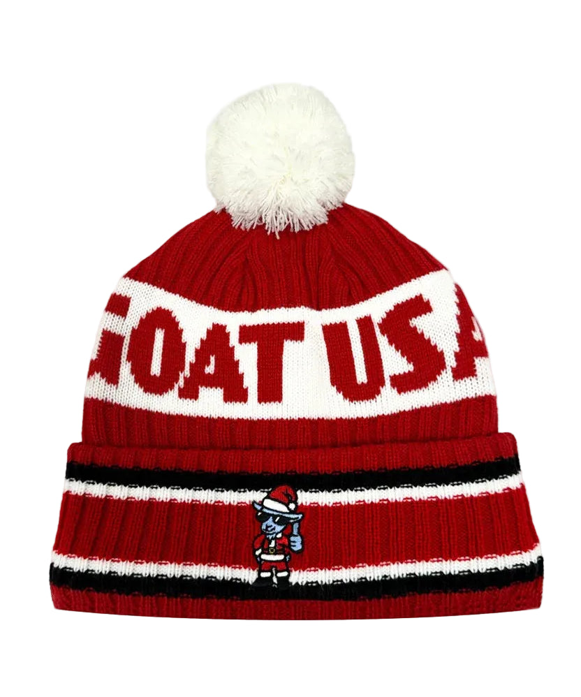 GOAT USA Santa Thumbs Up Winter Hat