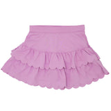Azarhia Scalloped Skort- Lavender