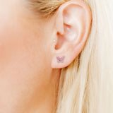 Screwback Stud Earrings - Bindi Butterfly