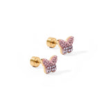 Screwback Stud Earrings - Bindi Butterfly