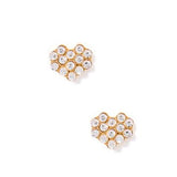 Screwback Stud Earrings - Leo Clear