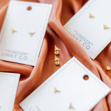 Screwback Stud Earrings - Texas Steer