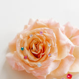 Screwback Stud Earrings Lux - Candy Heart Hot Pink