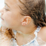 Screwback Stud Earrings - Lyla Clear