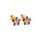 Screwback Stud Earrings - Lyla Multi