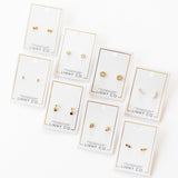 Screwback Stud Earrings - Millie Heart
