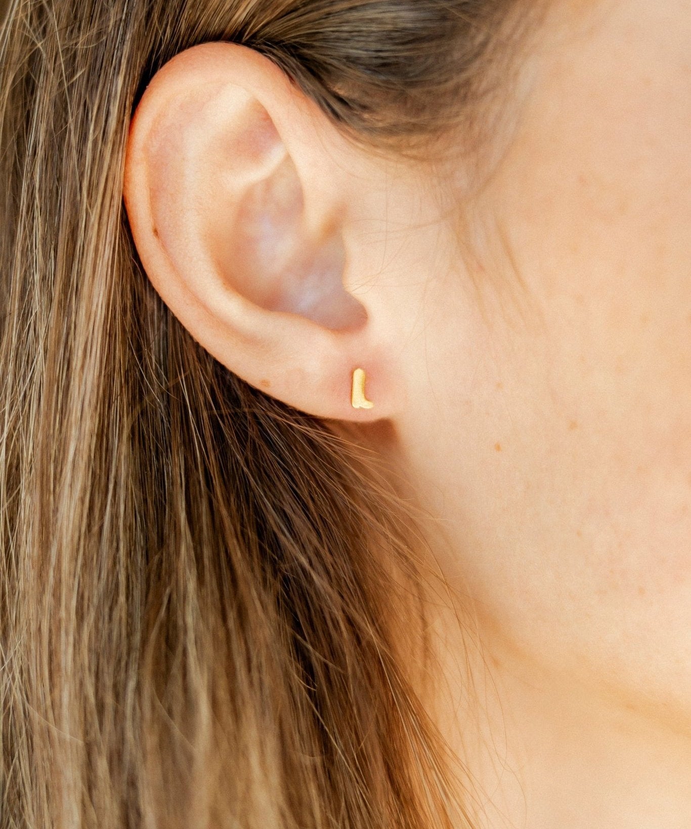Screwback Stud Earrings - Petite Cowgirl Boot
