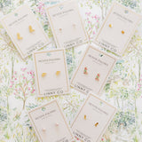 Screwback Stud Earrings - Petite Cowgirl Boot